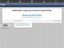 Tablet Screenshot of lakevillelittleleague.com